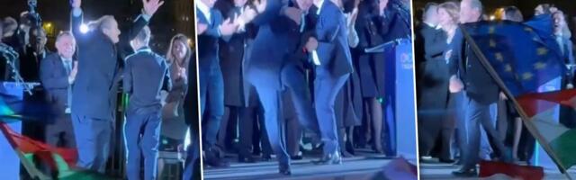 Ko je čovek koji je "ukrao šou"? Kandidat za ministra postao viralan zbog slavlja u Budimpešti (VIDEO)