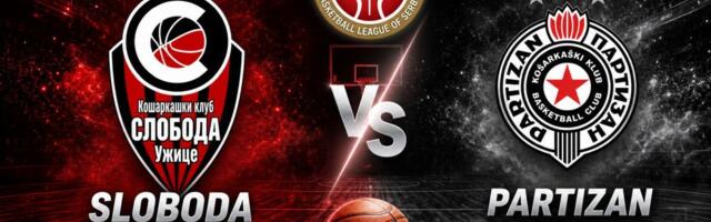 Sloboda - Partizan: Crno-beli imaju meč loptu, Užičani pred punom halom vrebaju istorijski trijumf