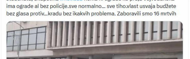 "RASPALI SMO SE POTPUNO" Bogosavljević objavio video iz Novog Sada pa briznuo u plač, niko više neće da protestuje