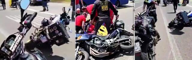 Novo ludilo u režiji zgubidana! Pijani i drogirani bajkeri blokaderi izazvali nesreću - Ima teško povređenih (VIDEO)