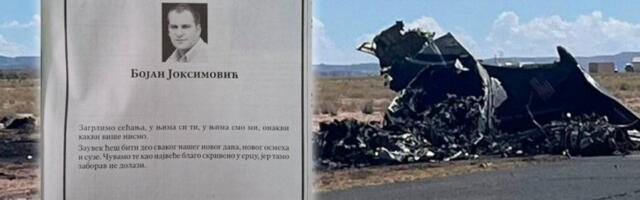 BIZNISMEN POGINUO U PADU AVIONA KOD BAČKOG JARKA! U letelici tada nastradao i sin njegovog poslovnog partnera: Ovo će mi ostati nejasno dok sam živ...