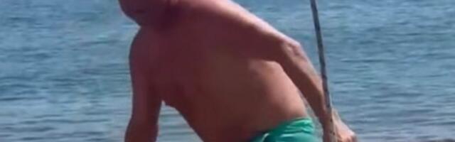 Drama na plaži u Bečićima: Đani ušao u raspravu sa policijom, prolaznici sve posmatrali