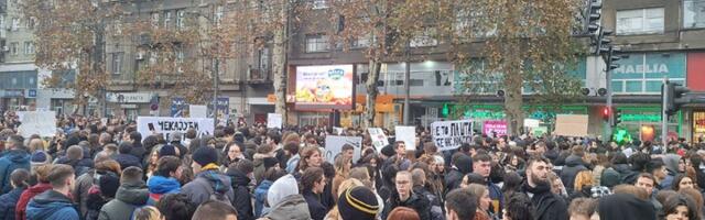 Pogledajte kako je PUPS podržao studente i proteste (VIDEO)