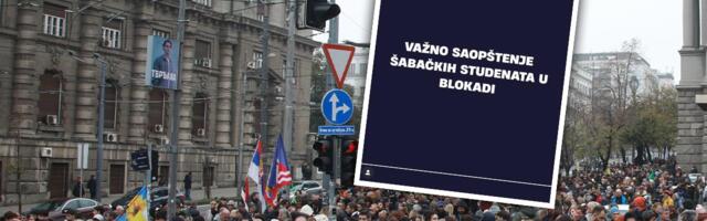 BLOKADERI IZBACUJU NEISTOMIŠLJENIKE, PA KUKAJU ZBOG OMALOVAŽAVANJA NA VAJBERU?! Šabački "studenti" udarili na zborove koje su sami stvorili (FOTO)