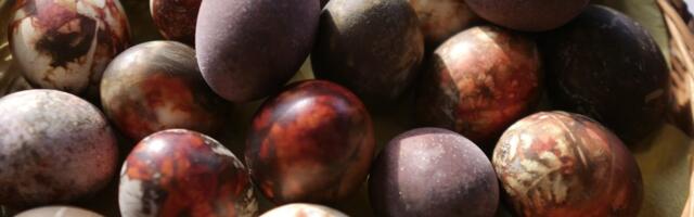 Jaja farbana u crvenom vinu – prirodna elegancija za Uskrs