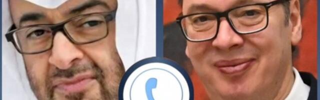 "IZRAZIO SAM SOLIDARNOST SA NARODOM EMIRATA"! Vučić razgovarao sa šeikom Mohamedom bin Zajedom posle jezive situacije na Bliskom istoku! (FOTO)