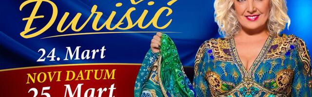 SNEŽANA ĐURIŠIĆ SOLISTIČKI KONCERTI 24. I 25. MARTA U MTS DVORANI  KARTE U PRODAJI NA MTSDVORANA.RS I BLAGAJNI MTS DVORANE