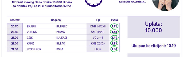 Aforističar Radivoje Lale Bojičić kao od šale overio plemeniti tiket