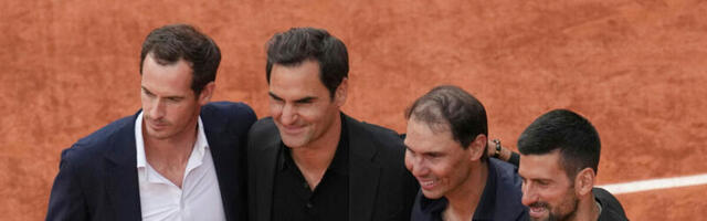Kakav prizor: Đoković, Federer i Marej na Nadalovom oproštaju