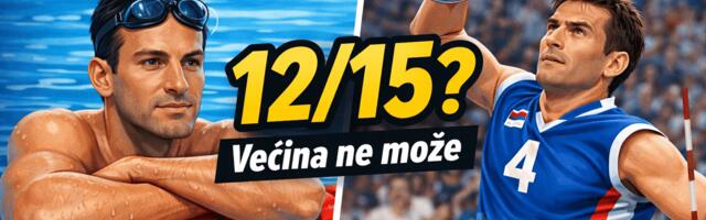 Možeš li do 12/15? Ovaj kviz te brzo spusti na zemlju