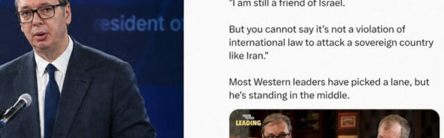 Утицајни политички твитераш одао признање Вучићу због става о Израелу и Ирану
