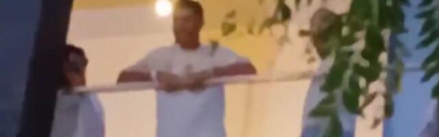 Ronaldo napravio ludnicu pred meč s Hrvatima! Kristijano izašao na terasu hotela, navijači trčali da ga vide