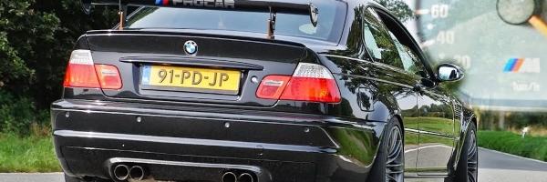 Transformisani BMW E46 M3 sa moćnim V10 srcem iz E60 linije na autobanu
