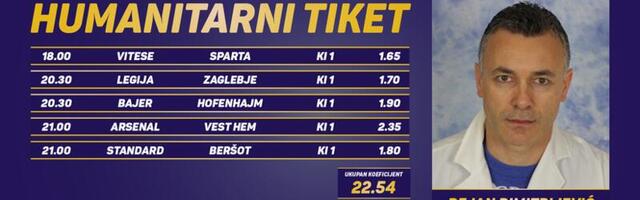 Humanitarni tiket u podne: Dejan Dimitrijević tipuje za GAK “Narodni front”