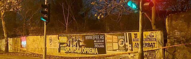 Zid na magistrali sklon padu, za sada samo ograđen sigurnosnom trakom