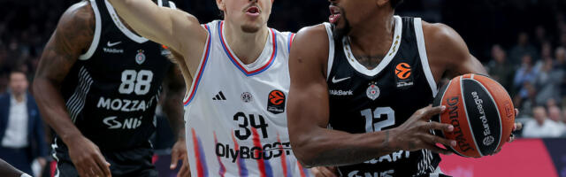 (POLUVREME) FENOMENALAN MEČ U BEOGRADSKOJ ARENI: Pariz vodi, Partizan im diše za vratom!