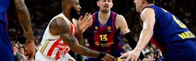 ZVEZDA – BARSELONA Kakva četvrtina: Sudije ništa ne praštaju, a Panter srednjim prstom na navijače! /VIDEO/