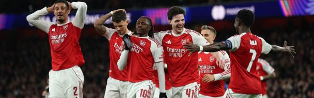 Arsenal anestezirao Farmaceute: Eze i Rajs majstorijama obezbedili četvrtfinale Lige šampiona /VIDEO/