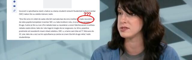 Blokaderski problem sa identitetom: "Studentkinja" u 35. godini? Ali tu nije kraj... (VIDEO)