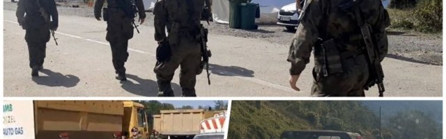 KFOR stigao na Jarinje: „Povećali smo broj i trajanje patrola“