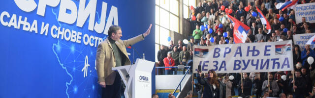 Organizacija civilnog društva: Vučić mitingom deli Srbiju