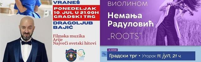 Spektakl za spektaklom: Večeras Ljubica Vraneš i Dragoljub Bajić, sutra, virtuoz na violini, Nemanja Radulović