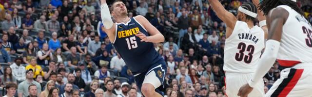 Novi tripl-dabl Jokića u velikom preokretu Denvera protiv Portlanda