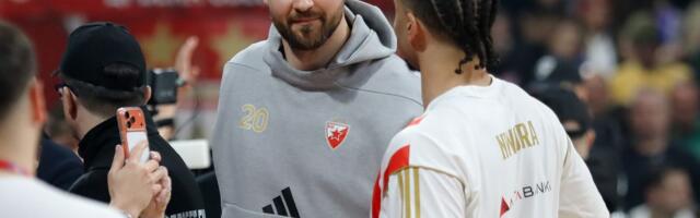 Donatas Motiejunas se oprostio od Zvezde: Pomenuo saigrače, "braću na terenu", upravu i navijače...
