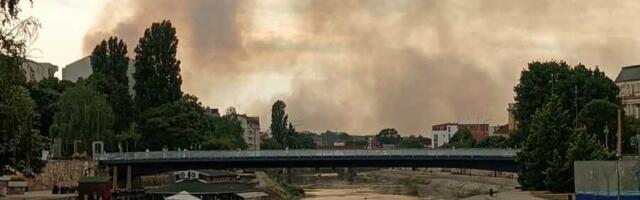 Požar iz Batušinca kod Niša širi se na Donje Međurovo