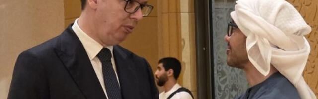 Председник Вучић са шеиком Абдулом бин Заједом ал Нахјаном