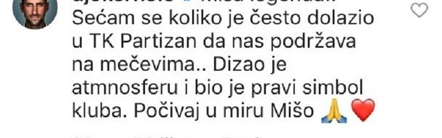 Žali i Novak Đoković: Miša Tumbas legenda