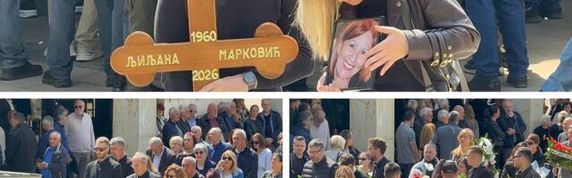 Sahranjena supruga Čede Markovića: Oprostio se od najveće ljubavi, poznati ispratili Ljiljanu na večni počinak