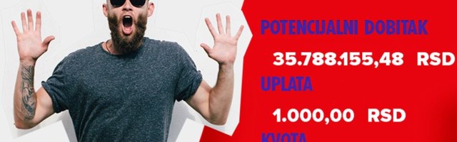 LUDI TIKET (-), ponedeljak, 35.788.155 dinara: Tobdžije ga demolirale