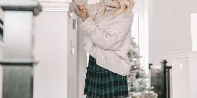 Opušten novogodišnji autfit za dame