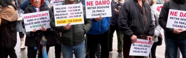 Protest vlasnika parcela na kojima je izgrađen autoput, sporovi na sudu stoje