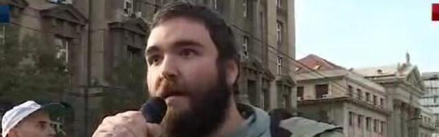 "DANAS NEŠTO MORA DA SE DESI" Đilasov student priželjkuje nerede na protestu (FOTO)