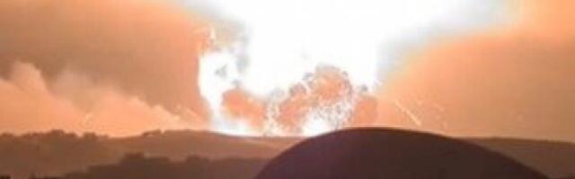 GORE NEBO I ZEMLJA! ŠAHEDI SPALILI SVE NA SVOM PUTU! Jezivi snimci ruskog napada na Dnjepar uterali Evropi strah u kosti (VIDEO)