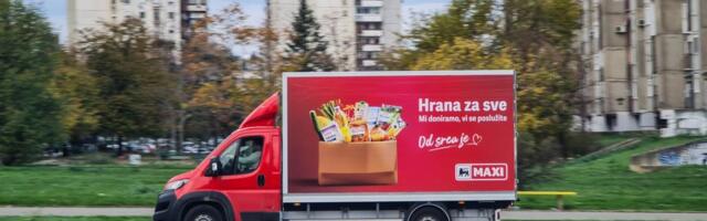 MAXI kroz programe solidarnosti donirao više od 11 miliona kilograma hrane: Zajedno u misiji "Hrana za sve"