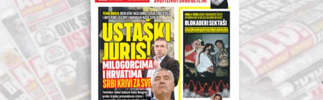 MILOGORCIMA I HRVATIMA SRBI KRIVI ZA SVE: Opet napadaju