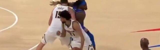 Skandal u NBA: Lu Dort udario Jokića, komentator Oklahome uživo optužio Nikolu za "floping"