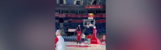 Ovako se košarkaši Crvene zvezde pripremaju za derbi: Nvora i Bolomboj ne maše trojke!