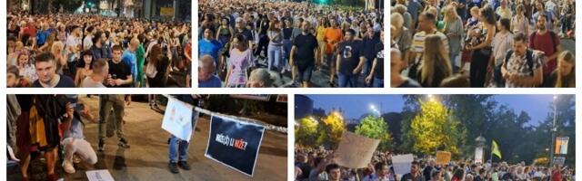 U subotu od 20 časova 13. protest: Od Skupštine do Nemanjine i Republičkog javnog tužilaštva