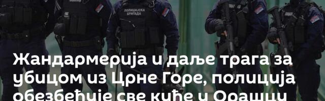 Жандармерија и даље трага за убицом из Црне Горе, полиција обезбеђује све куће у Орашцу