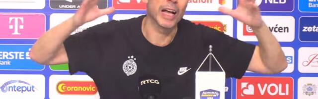 Penjaroja se iznervirao na konferenciji posle Budućnosti: "Danas nismo igrali dobro, ali to nije katastrofa"