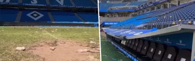 Navijači demolirali stadion tokom proslave titule (VIDEO)