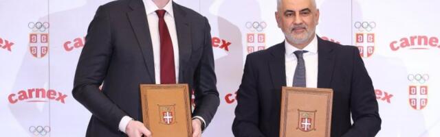 CARNEX ZVANIČNA HRANA OLIMPIJSKOG TIMA SRBIJE U OLIMPIJSKOM CIKLUSU LOS ANĐELES 2028!