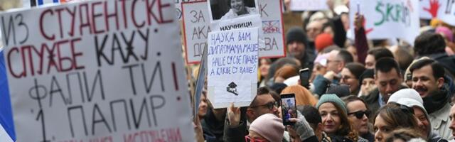 Studenti poručili – ponižavanje akademske zajednice neće proći nekažnjeno