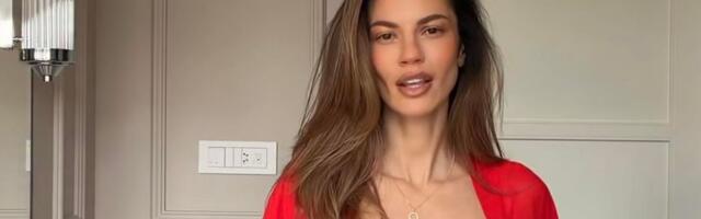 Vatrena Dimitrovska se skinula u čipkani veš: Dekolte "bode" oči, a tek trbušnjaci... Od prizora pada vilica