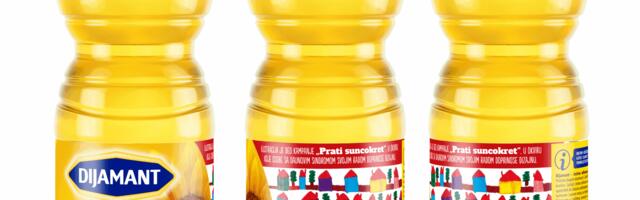 Crteži osoba sa Daunovim sindromom na etiketama Dijamant ulja