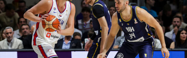 PUNA SRBIJA NIKOLA JOKIĆA! Bosna osetila gospodstvo "zemlje košarke", "orlovi" nas podsetili - ko smo!